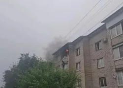 В Первомайском загорелась квартира из-за удара молнии