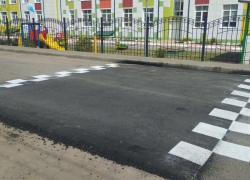 В Тамбове обновили разметку на 98 пешеходных переходах возле учебных заведений