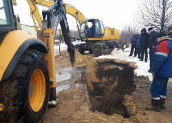 В северной части Тамбова ночью произошла авария на магистральном водоводе