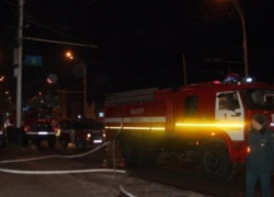 Район центрального рынка в Тамбове затянуло дымом пожара 