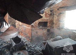 Пожилая пара погибла при пожаре в Знаменском округе