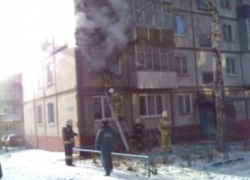В огне погибли отец и сын 