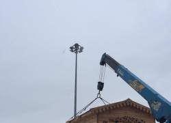 В Тамбове начали устанавливать новогодние шале