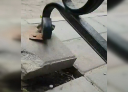 В парке на Белом баке неизвестные вырвали с «корнями» все лавочки