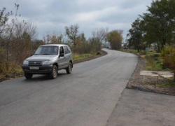 В Рассказово за 25 миллионов рублей отремонтировали два с половиной километра дороги 