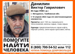 В Мичуринске пропал 84-летний пенсионер