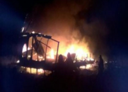 В Радужном дотла сгорел дом 