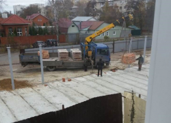 В Тамбове скандальную стройку на Андреевской снова возобновили
