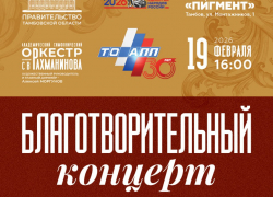 В поддержку защитников Отечества в Тамбове состоится масштабный благотворительный концерт
