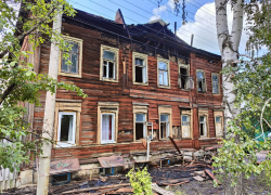 В историческом квартале Тамбова сгорели сразу два старинных здания