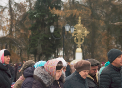 На месте утраченного храма в Моршанске установили крест 
