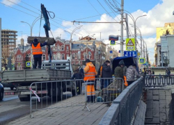 В Тамбове обрушилась часть моста через реку Студенец