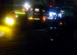 В Селе Донском полностью выгорела стена жилого дома