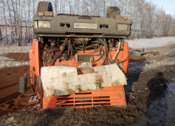 Под Тамбовом перевернулся КамАЗ с прицепом