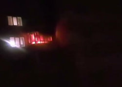 На севере Тамбова сгорел балкон