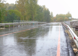 Временный мост через Пячку открыли раньше срока
