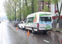 В Мичуринске водитель маршрутки устроил тройное ДТП