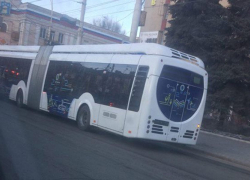 Белорусский электробус колесит по Тамбову, став героем соцсетей