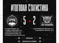 ХК «Тамбов» прервал победную серию поражением от «Горняка-УГМК»