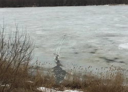 В Тамбове двое подростков провалились под лёд на Железнодорожной