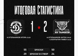 ХК «Тамбов» завершил сезон победой над питерским «Динамо»