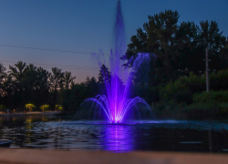 1 мая в Мичуринске заработают музыкальные фонтаны на реке Лесной Воронеж