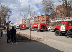 В старинном здании в центре Тамбова случился пожар
