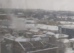 В Тамбове на Центральном рынке загорелся склад с одеждой