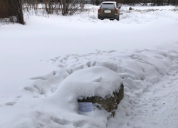 Власти ищут хозяина бетонного блока, стоящего в районе «Пехотка» в Тамбове