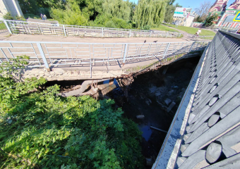 В Тамбове развалился исторический Замятинский мост