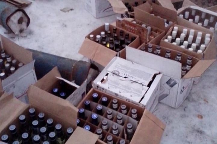 834 бутылки контрафактного алкоголя изъяли в Тамбове перед Рождеством