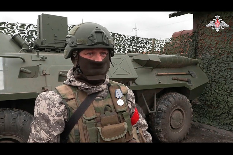 Мобилизованного бойца из Никифоровского района наградили медалью «За отвагу»