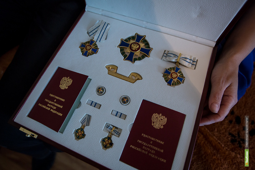 Две многодетные семьи из Тамбовской области получили медали ордена «Родительская слава»