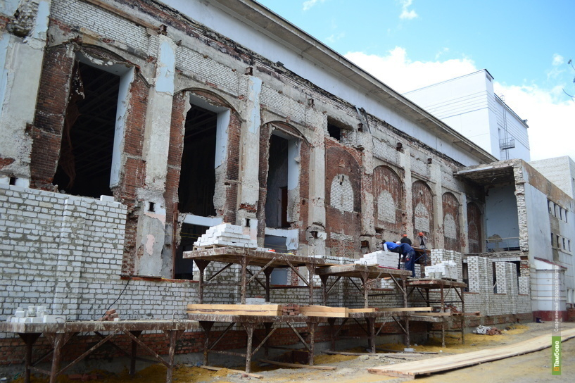 Культурные развалины украсят центр Тамбова и в новом году