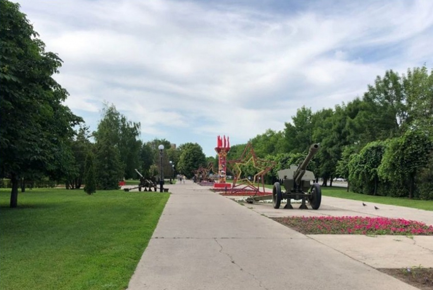 Первый этап реконструкции парка Победы в Тамбове проведут до конца октября