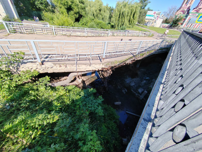 В Тамбове развалился исторический Замятинский мост