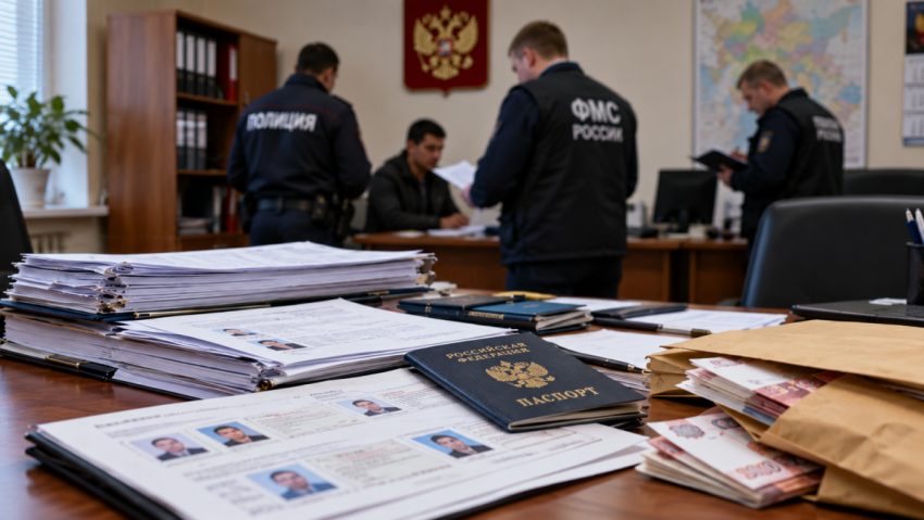 В Тамбовской области шесть человек больше трёх лет зарабатывали на фиктивной регистрации мигрантов