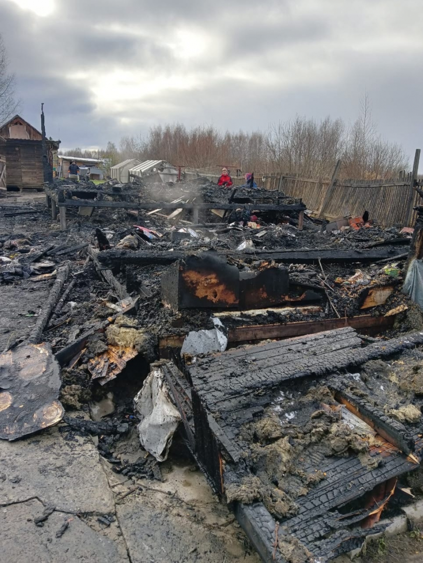 Под Мичуринском сгорел частный дом, погиб 45-летний мужчина