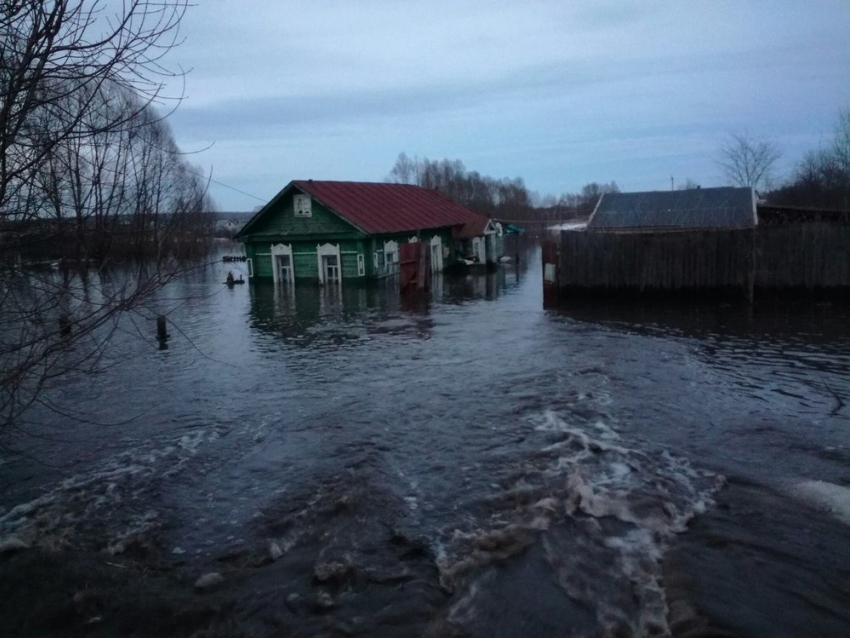 Окрестности Моршанска уходят под воду 