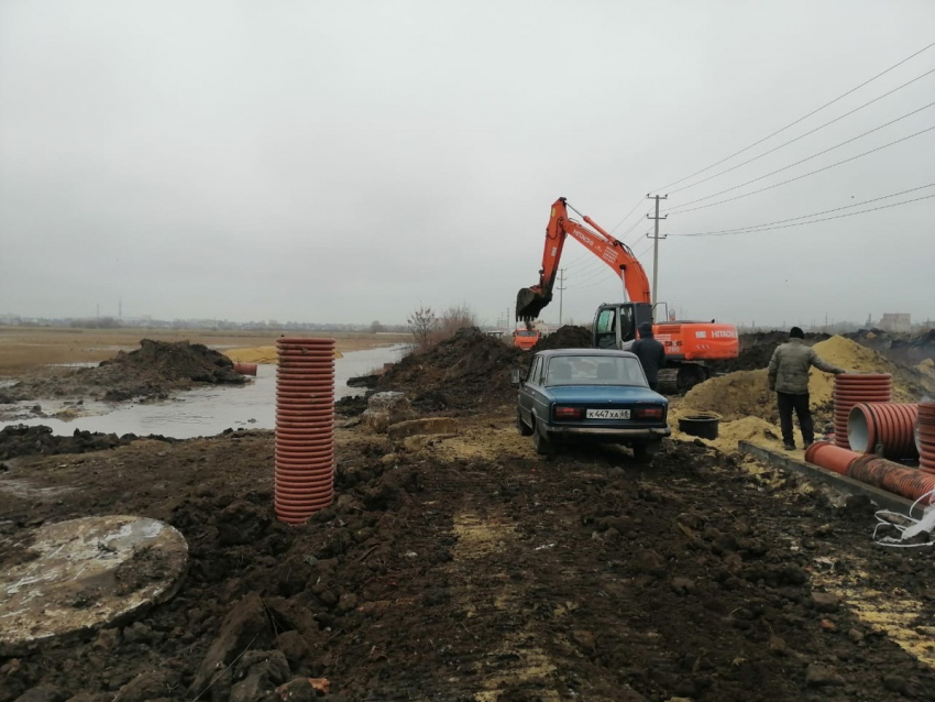 На севере Тамбова в ходе работ повредили водовод