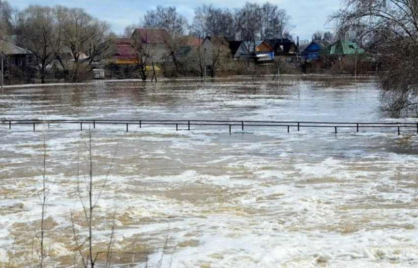 В Моршанском районе произошёл подъём уровня воды