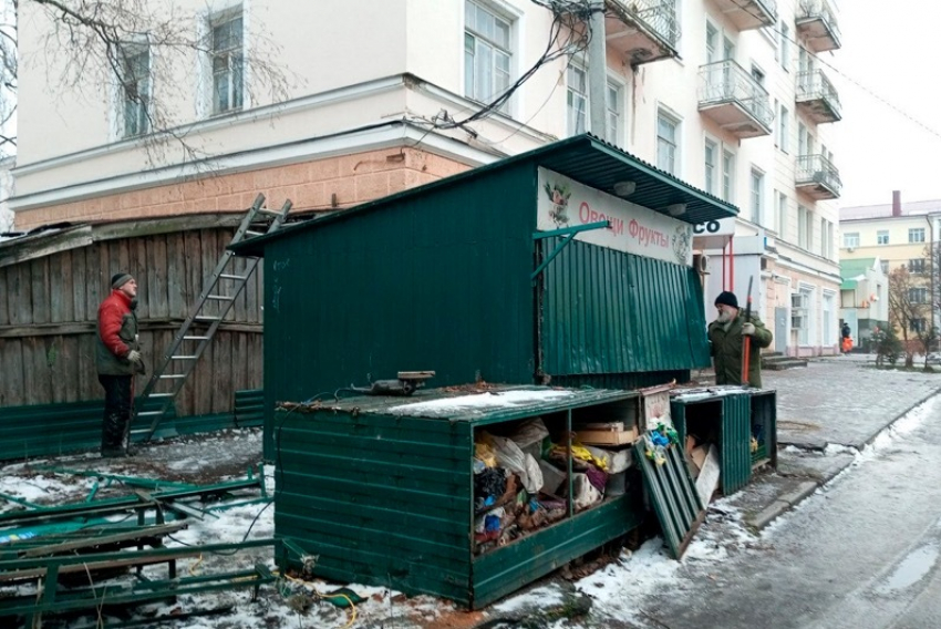 С начала года с улиц Тамбова убрали 88 ларьков  