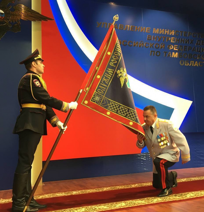 Официально проводили начальника тамбовской полиции Юрия Кулика 