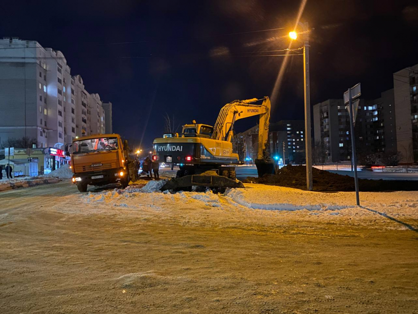 В Тамбове устранили аварию на водопроводе на Рылеева