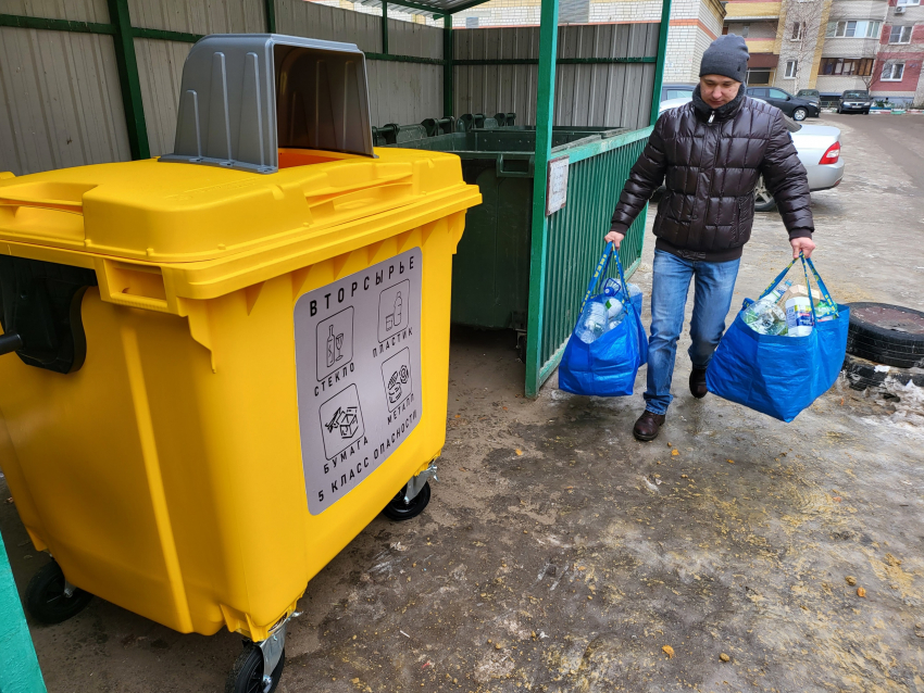 Тамбовчане привыкают к практике сортировки мусора