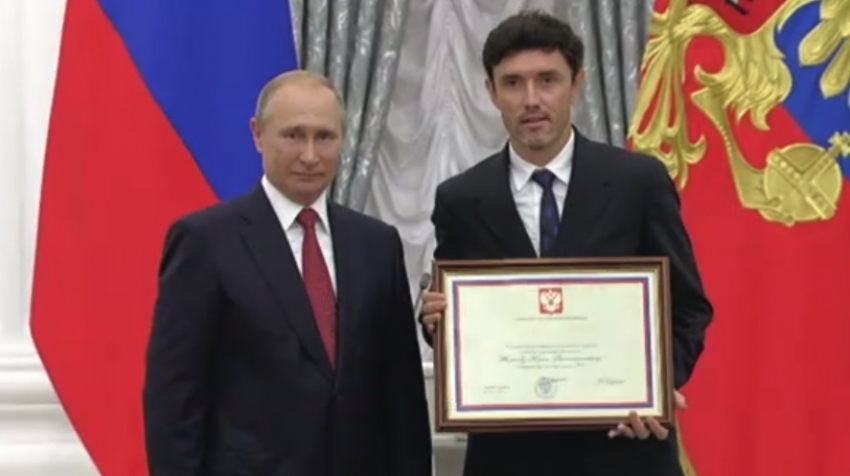 Юрий Жирков получил награду из рук президента страны 