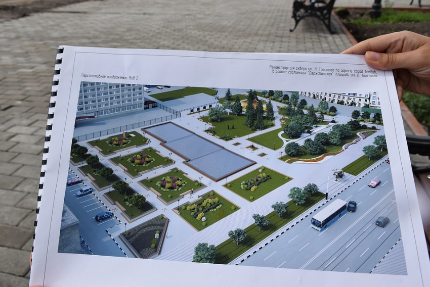 На площади Льва Толстого в Тамбове хотят построить колокольню