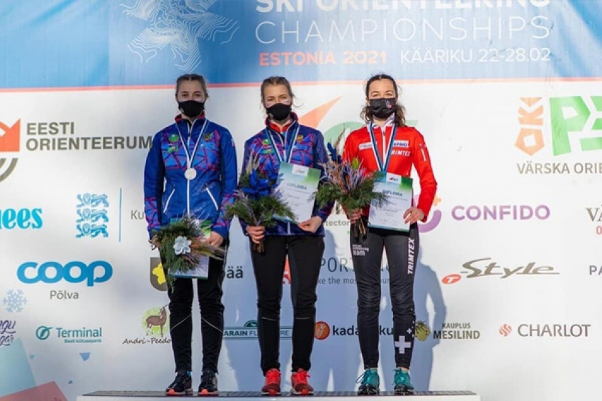 Три медали международных соревнований привезла из Эстонии тамбовская ориентировщица