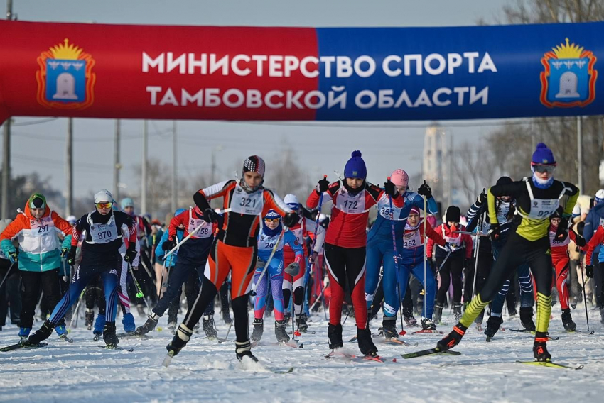 В «Лыжне России» в этом году участвовали более 5 тысяч тамбовчан 