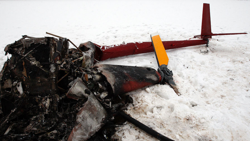 В разбившемся под Кирсановом вертолете погиб топ-менеджер компании «Сталь-М» 